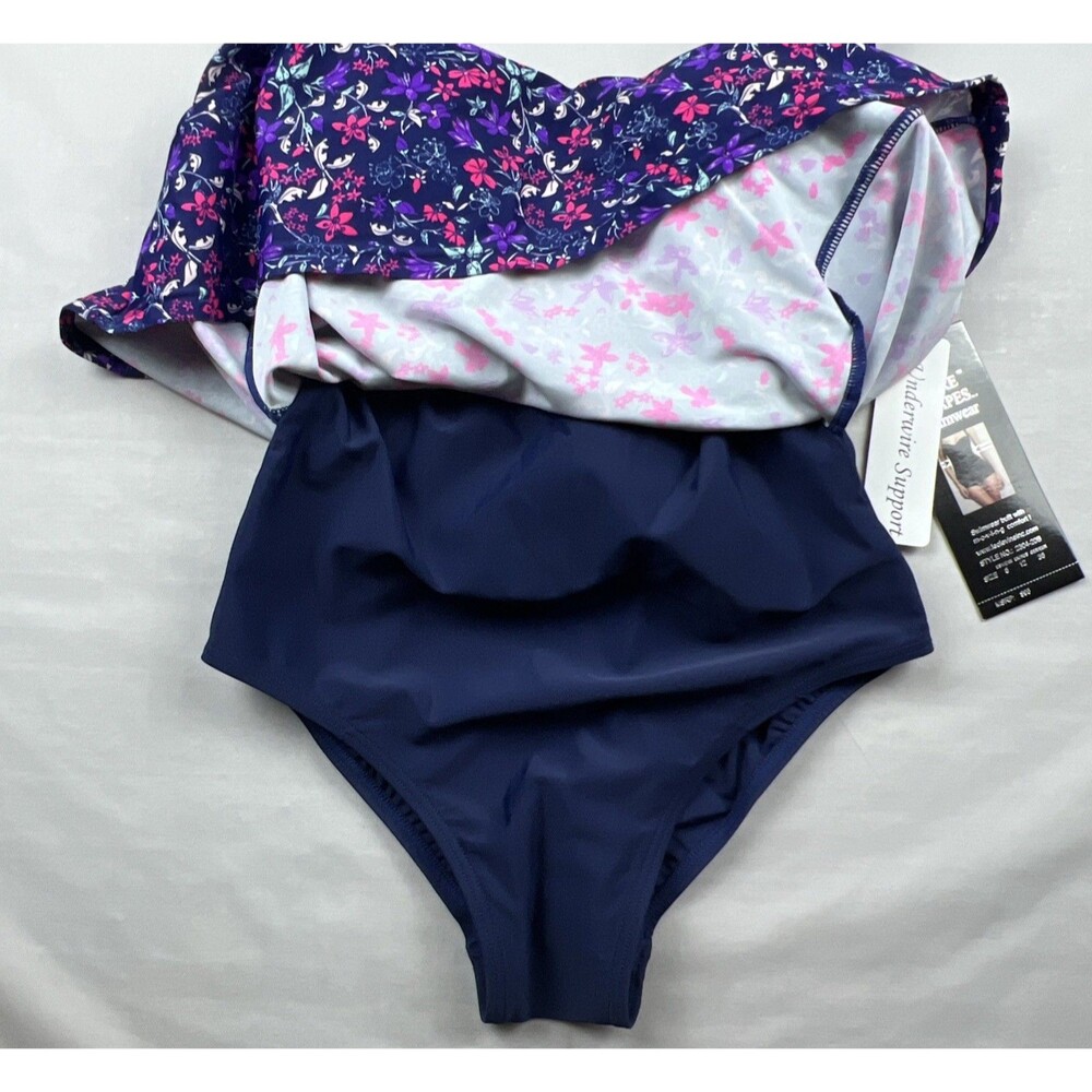 Shore Shapes Swimwear Dress Built in Bra Size 8 NWT $95 - Picture 4 of 8